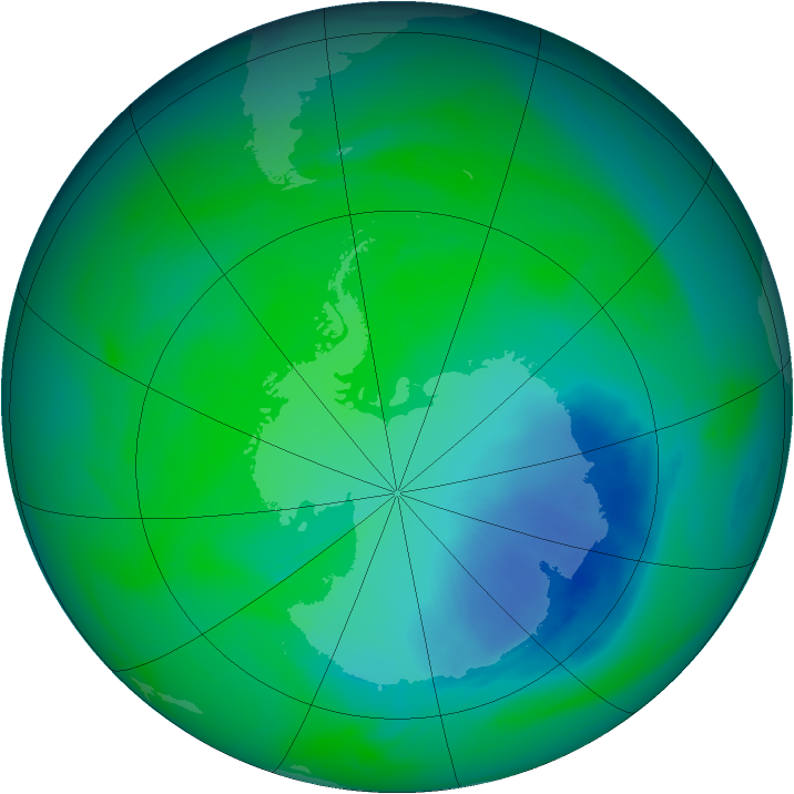 Ozone Map 2005-11-26